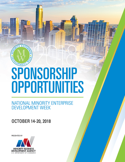 2018 National Minority Enterprise Development Week Sponsorship Opportunities