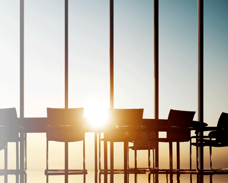 Chairs in Row Highlighting MBDA Advisory Council