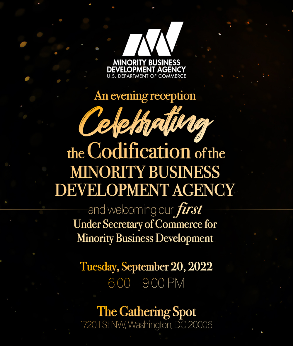 Celebrating the Codification of the Minority Business Development Agency