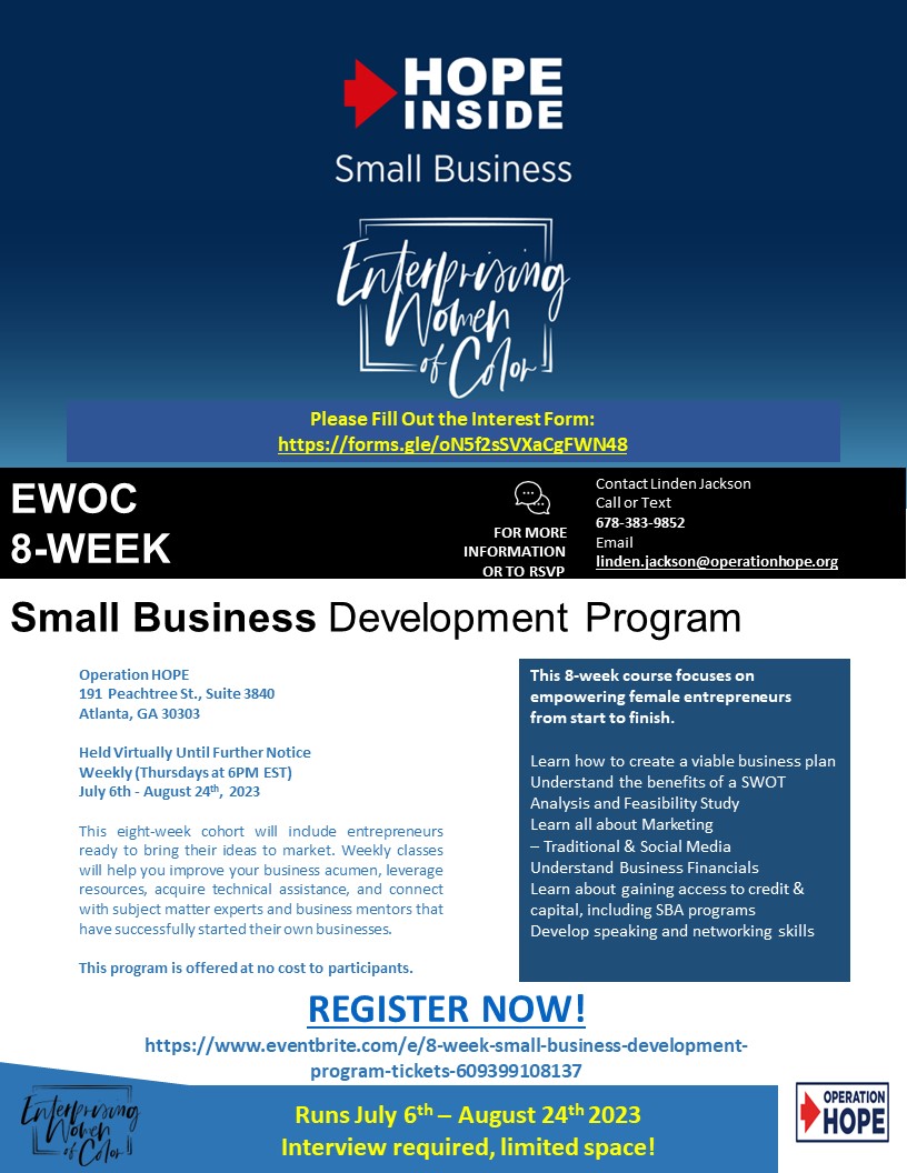 EWOC - Small Business Development Program