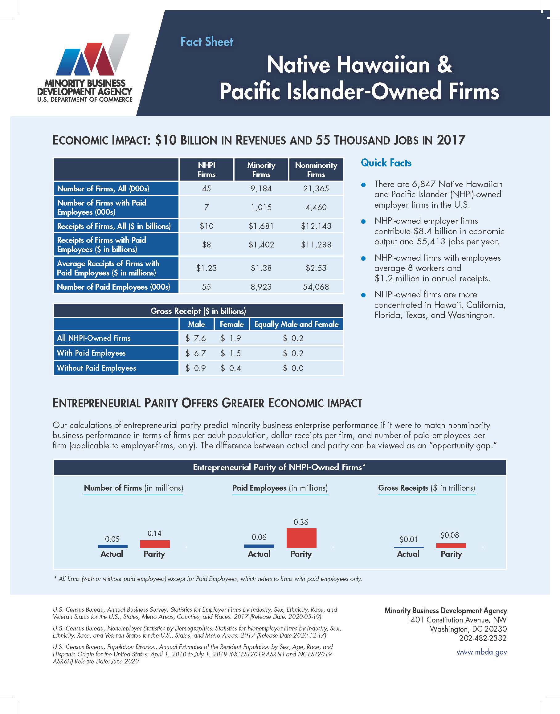 Native Hawaiian and Pacific Islander Firms