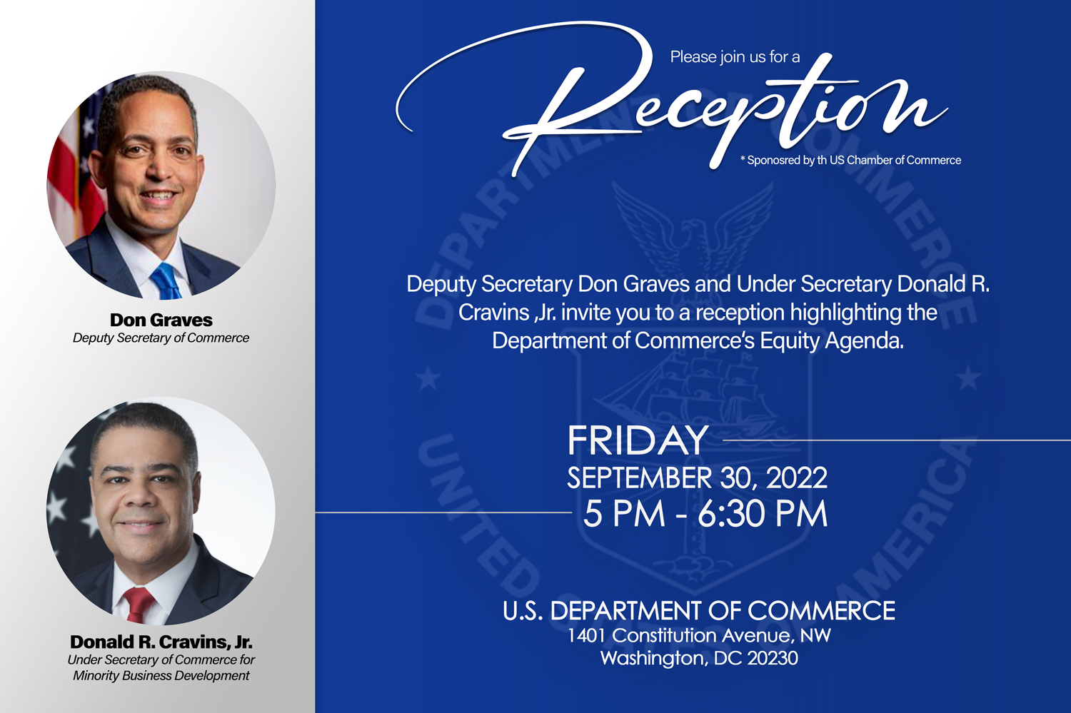 Congressional Black Caucus Event Flyer