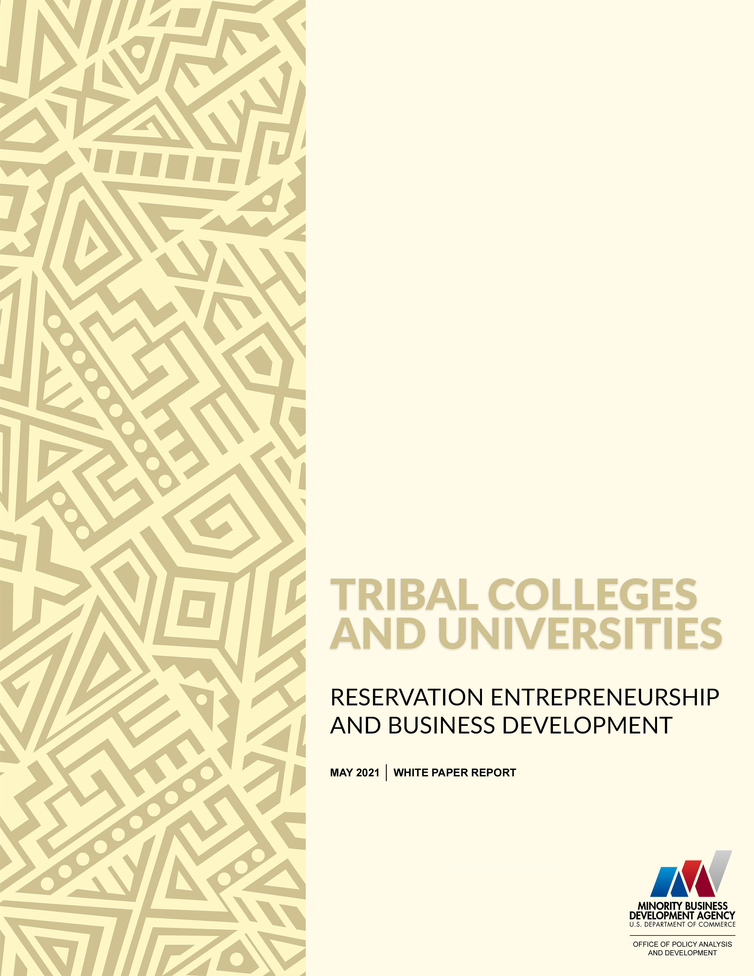 Tribal Colleges and Universities White Paper