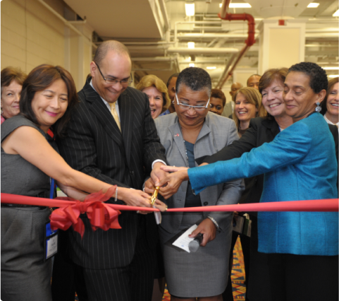 Ribbon cutting ceremony
