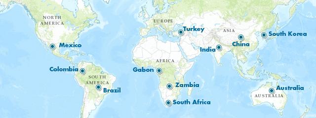 Target Countries