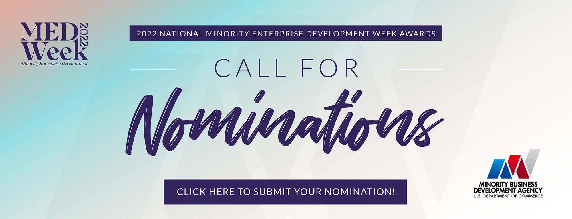 2022 MED Week Call for Nominations