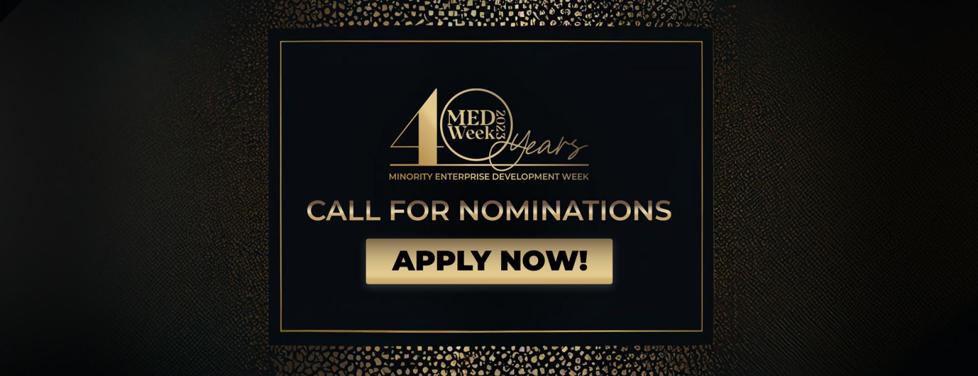 Call For Nominations | Apply Now!