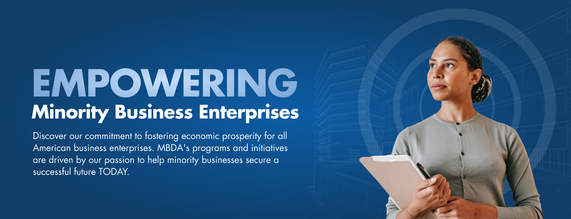 Empowering Minority Business Enterprises Marquee